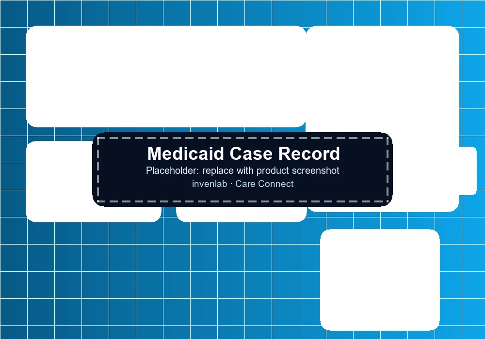 Care Connect Medicaid case record placeholder